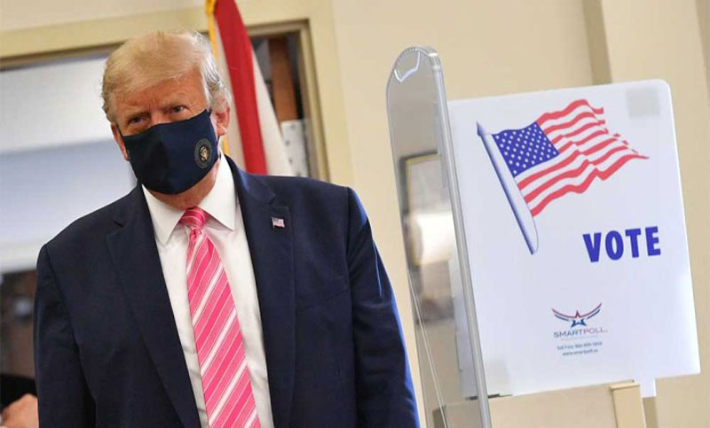 ‘ট্রাম্পকেই ভোট দিয়েছি’, ভোট দিয়ে বললেন ট্রাম্প