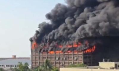 চট্টগ্রাম ইপিজেডে আল হামিদে ভয়াবহ আগুন