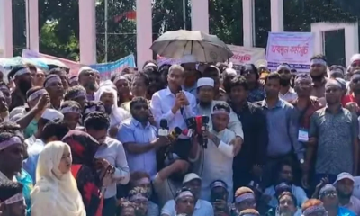 শহীদ মিনারে শিক্ষকদের আন্দোলনে একাত্মতা জানাল বিএনপি