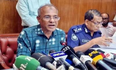 নির্বাচনের আগে আইনশৃঙ্খলা পরিস্থিতি ভালো করার চেষ্টা চলছে: স্বরাষ্ট্র উপদেষ্টা