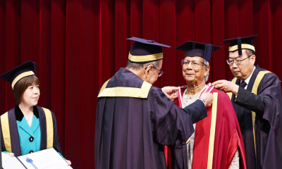 প্রধান উপদেষ্টাকে সম্মানসূচক ডক্টরেট ডিগ্রি দিল সোকা বিশ্ববিদ্যালয়