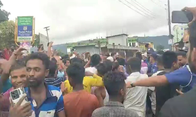 সিলেটের জাফলংয়ে দুই উপদেষ্টার গাড়ি আটকে ভুয়া ভুয়া গর্জন