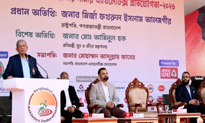 তরুণ প্রজন্মকে ধ্বংসের হাত থেকে রক্ষায় খেলাধুলার প্রসার জরুরি: রাষ্ট্রপতি