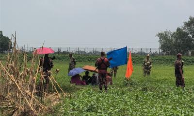 রৌমারী সীমান্তে এবার শিশুসহ ৯ জনকে পুশইনের চেষ্টা, সতর্ক অবস্থানে বিজিবি