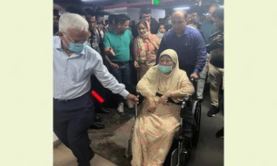 স্বাস্থ্য পরীক্ষার জন্য এভারকেয়ারে খালেদা জিয়া