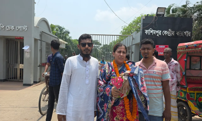 দেড় মাসের সন্তানসহ মুক্তি পেলেন সেই নারী