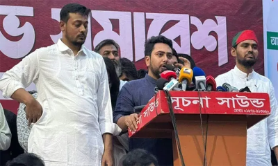 স্বরাষ্ট্রমন্ত্রী ও জ্বালানিমন্ত্রী পদত্যাগ না করলে তারেক রহমানকে ঘেরাও করা হবে-নাহিদ ইসলাম