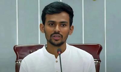 বিএনপি গায়ের জোরে নগর ভবন বন্ধ করে আন্দোলন করছে: উপদেষ্টা আসিফ