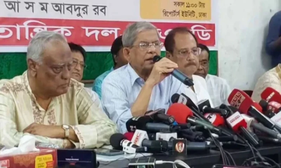 সংবিধান সংশোধন না পুনর্লিখন, সিদ্ধান্ত নেবে সংসদ: মির্জা ফখরুল