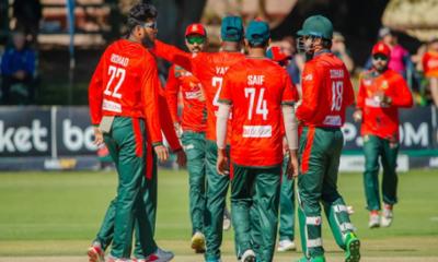 মাঠে দাপুটে জয়ে সিরিজে সমতা ফেরাল বাংলাদেশ