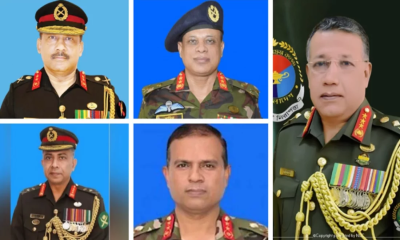 সামরিক গোয়েন্দ ডিজিএফআইয়ের সাবেক ৫ ডিজির বিরুদ্ধে গ্রেপ্তারি পরোয়ানা