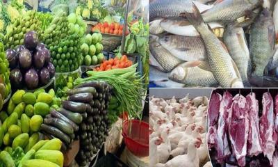 বাজারে কিছুটা স্বস্তি সবজিতে,মাছ ও মাংসের দাম আগের মতই