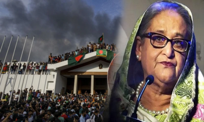 রয়টার্সকে সাক্ষাৎকারে-শেখ হাসিন: এখনই দেশে ফেরার পরিকল্পনা নেই থাকবেন ভারতে