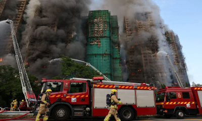 হংকংয়ে আবাসিক ভবনে ভয়াবহ আগুনে নিহত ৪৪, নিখোঁজ ২৭৯