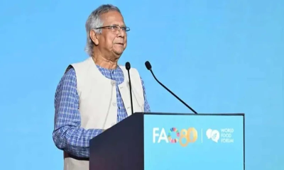 বাংলাদেশ আয়তনে ইতালির অর্ধেক,কিন্তু ১৭ কোটি মানুষের খাদ্যের যোগান দিচ্ছে-ডবিøউএফএফে প্রধান উপদেষ্টা