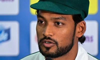 কলম্বো টেস্টে হারের পর অধিনায়কত্ব ছাড়লেন শান্ত