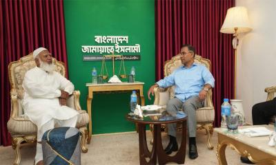 জামায়াত আমির ডা. শফিকুর রহমানের বাসায় তারেক রহমান