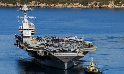 এবার ফিরে গেল বৃহত্তম মার্কিন রণতরি জেরাল্ড আর ফোর্ড