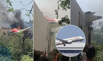 ভারতের গুজরাটে ২৪২ যাত্রী নিয়ে বিমান বিধ্বস্ত