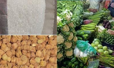 চিনি-ছোলার দাম চড়া,ঊর্ধ্বমুখী সবজির বাজার