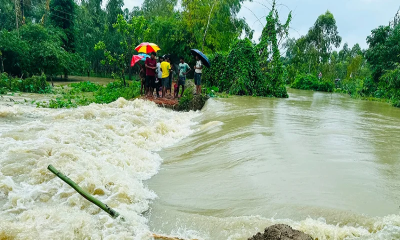 দেশে ভারি বৃষ্টির সতর্কবার্তা, ১০ জেলায় বন্যার পূর্বাভাস