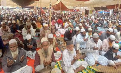 মুসল্লি দেশ জাতি ও মুসলিম উম্মাহর ঐক্য-শান্তি ও সমৃদ্ধি কামনা করে শেষ হলো দ্বিতীয় ধাপের বিশ্ব ইজতেমা