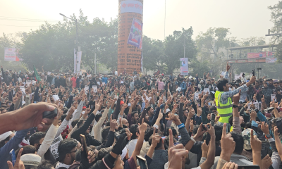 ওসমান হাদি হত্যার বিচারের দাবিতে শাহবাগ অবরোধ