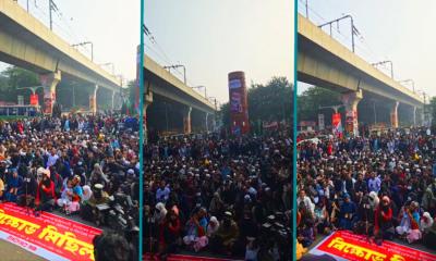 ওসমান হাদি হত্যার বিচার দাবিতে ফের শাহবাগ অবরোধ