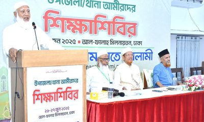 স্থানীয় সরকার নির্বাচন আগে চাই: জামায়াত আমির