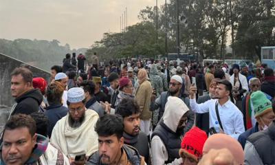 খালেদা জিয়ার জানাজাস্থলে  ভোরেই মানুষের ঢল