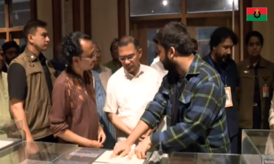 জুলাই স্মৃতি জাদুঘর ঘুরে দেখছেন প্রধানমন্ত্রী