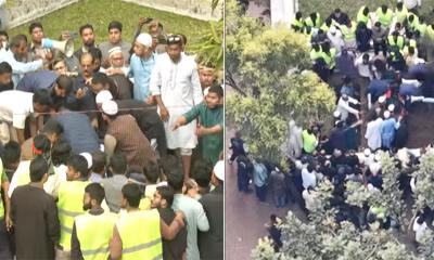 কবি কাজী নজরুল ইসলামের কবরের পাশে শহীদ হাদির দাফন সম্পন্ন