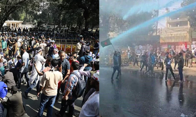 এবার পেস্কেল বাস্তবায়নের দাবিতে যমুনা ঘেরাও,পুলিশের টিয়ারগ্যাস সাউন্ড গ্রেনেড নিক্ষেপ
