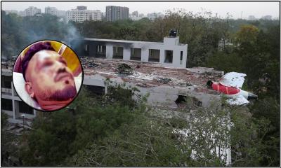 ওড়ার ৩০ সেকেন্ডের মধ্যে জোরে আওয়াজ হয়ে ভেঙে পড়ে