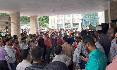 এবার কালোধারা বাতিলের দাবিতে সচিবালয়ে বিক্ষোভ মিছিল ও সমাবেশ
