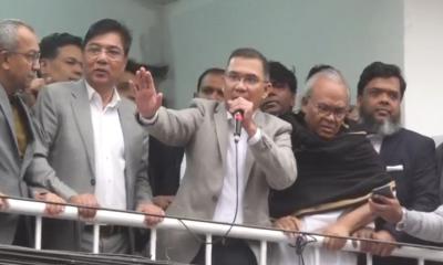 পল্টনের বিএনপির কেন্দ্রীয় কার্যালয়ে দেড়যুগ পরে তারেক রহমান