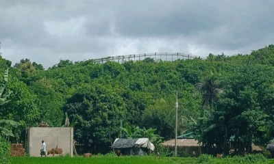 রাতে উখিয়া সীমান্তের ওপারে গোলাগুলি, একজন গুলিবিদ্ধ