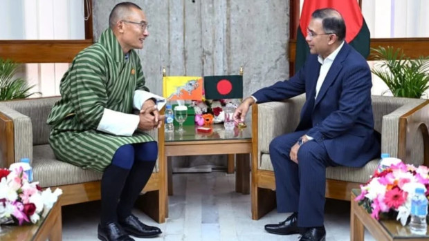 তারেক রহমানের সঙ্গে ভুটানের প্রধানমন্ত্রীর সৌজন্য সাক্ষাৎ