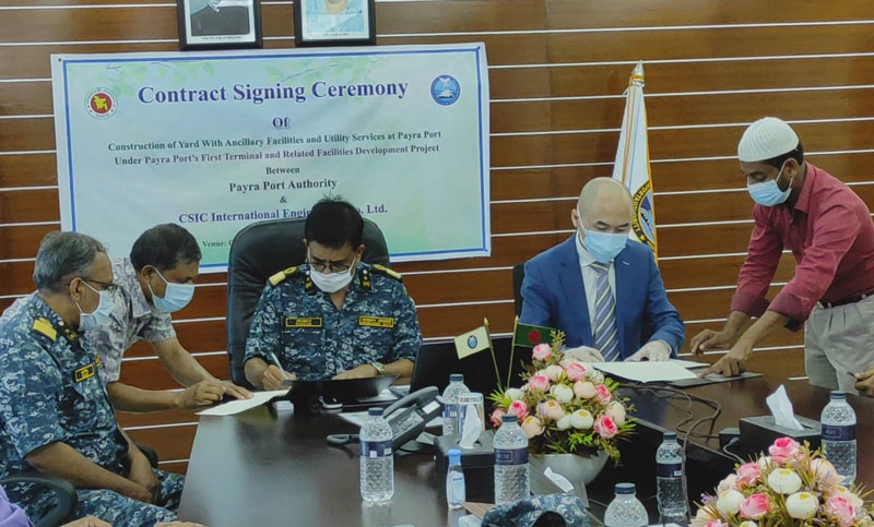 পায়রা বন্দরের প্রথম টার্মিনাল নির্মাণের দায়িত্ব পেল চীনা প্রতিষ্ঠান