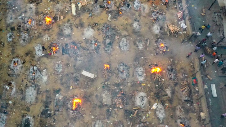 সব রেকর্ড ভেঙে ভারতে একদিনে ৪২০৫ জনের মৃত্যু