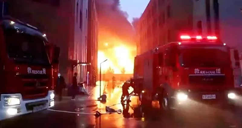 চীনে আবারও কারখানায় আগুন, নিহত ৩৬