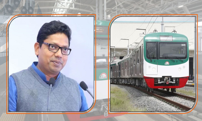 মেট্রোরেল প্রধানমন্ত্রী শেখ হাসিনার দূরদর্শী চিন্তার ফসল